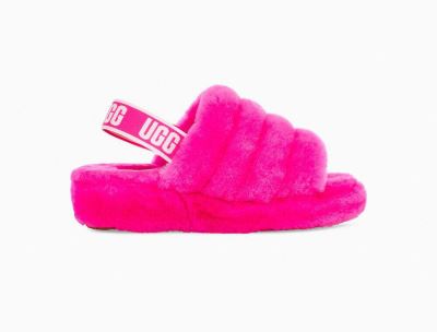 UGG Fluff Yeah Slide Womens Slippers Rose - AU 751SB